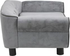 VidaXL Hondenbank 72x45x30 Cm Pluche Grijs 18 VidaXL Hondenbank 72x45x30 Cm Pluche Grijs -Katten Hondenbenodigdheden Winkel 1200x947