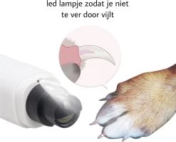 By Fredge® Elektrische Nagelvijl Voor Huisdieren - Nagel Trimmer Hond, Kat En Konijn - Nagelvijl Huisdieren - Nagel Vijl Kat - 100% Veilig - USB Oplaadbaar - Lage Vibratie En Geluid - Draadloos - Wit -Katten Hondenbenodigdheden Winkel 1200x970