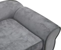 VidaXL Hondenbank 72x45x30 Cm Pluche Grijs 19 VidaXL Hondenbank 72x45x30 Cm Pluche Grijs -Katten Hondenbenodigdheden Winkel 1200x986 2