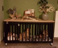 Staalidee Hondenkooi Honden Bench Hondenbench Sidetable Hondenhok