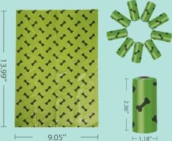 Hondenpoepzakjes Eco Friendly- 270 Stuks - 18 Rollen - Biologisch Afbreekbaar- Met Lavendelgeur -Katten Hondenbenodigdheden Winkel 1200x988