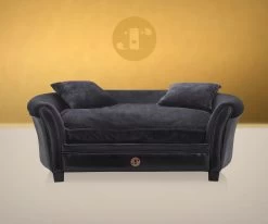 Luxe Hondensofa - Zwart - HIGH LIVING - 2 Kussens -Katten Hondenbenodigdheden Winkel 1200x999 3