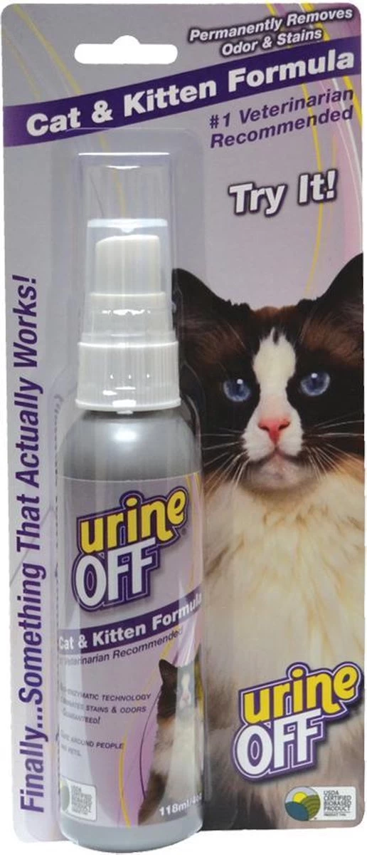 Urine Off - Geur En Vlekverwijderaar Voor Kitten En Kat Urine 118 Ml 7 Urine Off - Geur En Vlekverwijderaar Voor Kitten En Kat Urine 118 Ml - Afbeelding 5