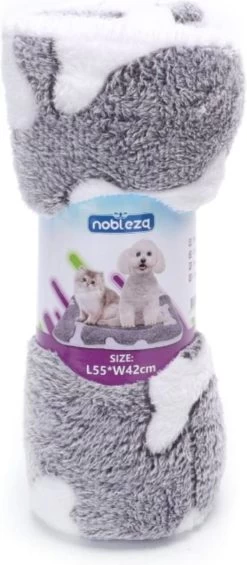 Nobleza Benchkussen - Dierenkussen - Hondenkussen - Kattenkussen - Benchmat - Dierenmat - Hondenmat - Kattenmat - Grijs - Maat S -Katten Hondenbenodigdheden Winkel 525x1200