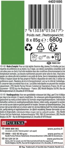 Gourmet Nature's Creations - Kattenvoer Natvoer - Zeevis - 48 X 85 Gr -Katten Hondenbenodigdheden Winkel 527x1200 2