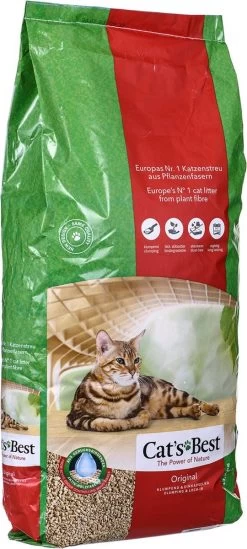 Cat's Best Oko Plus Korrels - Kattenbakvulling - 40 L -Katten Hondenbenodigdheden Winkel 540x1200 1