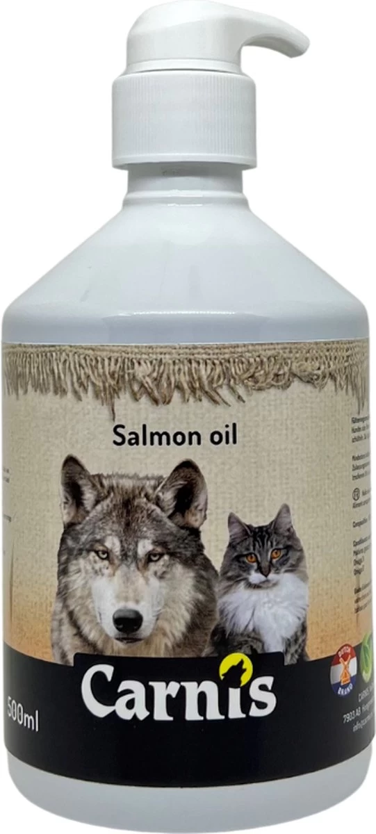 Carnis Zalmolie 500ml 3 Carnis Zalmolie 500ml