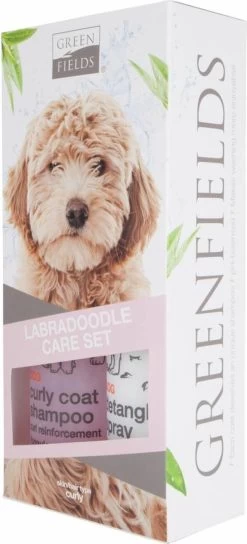 Greenfields Labradoodle Vacht Verzorgingsset - Shampoo En Anti-Klit Spray Voor Langharige Of Krullende Vacht -Katten Hondenbenodigdheden Winkel 545x1200
