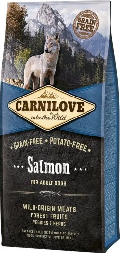 Carnilove Adult Granenvrij Hondenvoer Zalm 12kg Met 70% Vis! -Katten Hondenbenodigdheden Winkel 571x1200
