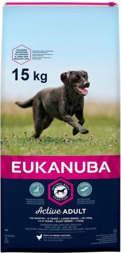 Eukanuba Dog Adult Large Breed - Kip - Hondenvoer - 15 Kg -Katten Hondenbenodigdheden Winkel 574x1200