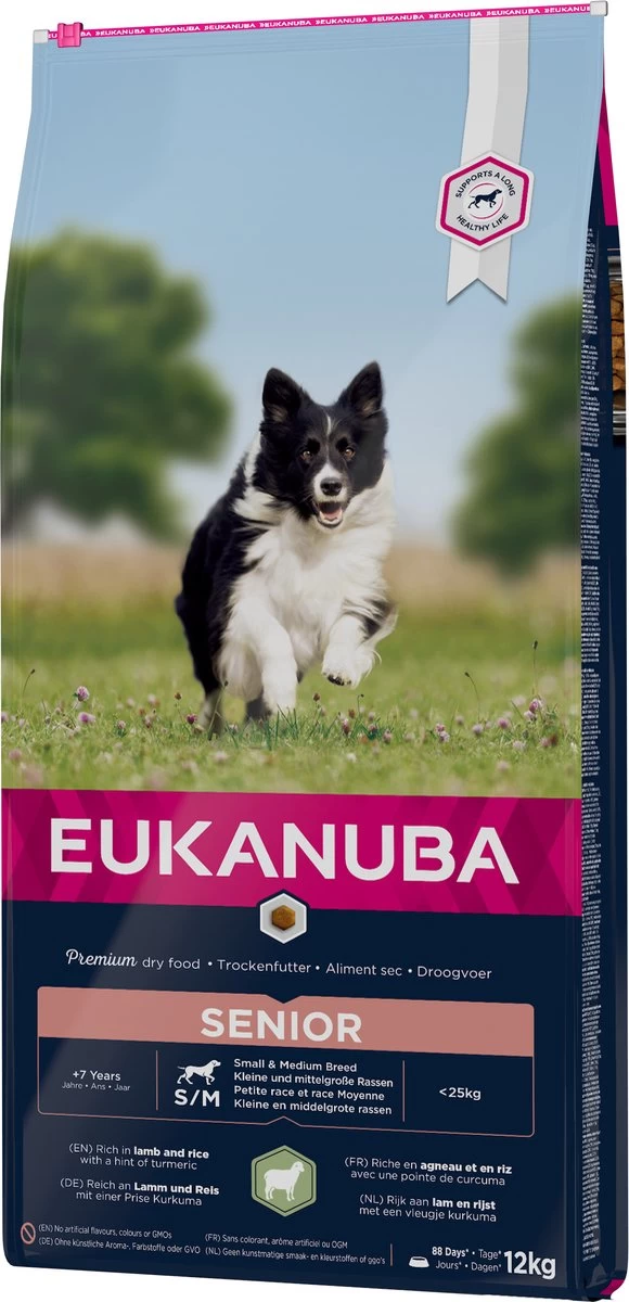 Eukanuba Dog Mature & Senior - Alle Rassen - Lam & Rijst - Droogvoer - 12 Kg 8 Eukanuba Dog Mature & Senior - Alle Rassen - Lam & Rijst - Droogvoer - 12 Kg - Afbeelding 6
