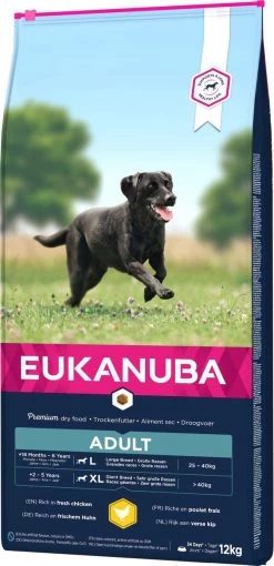 Eukanuba Dog Adult Large Breed - Kip - Hondenvoer - 15 Kg -Katten Hondenbenodigdheden Winkel 581x1200