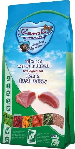 Renske Super Premium Senior Kalkoen Graanvrij 12 KG -Katten Hondenbenodigdheden Winkel 611x1200 1