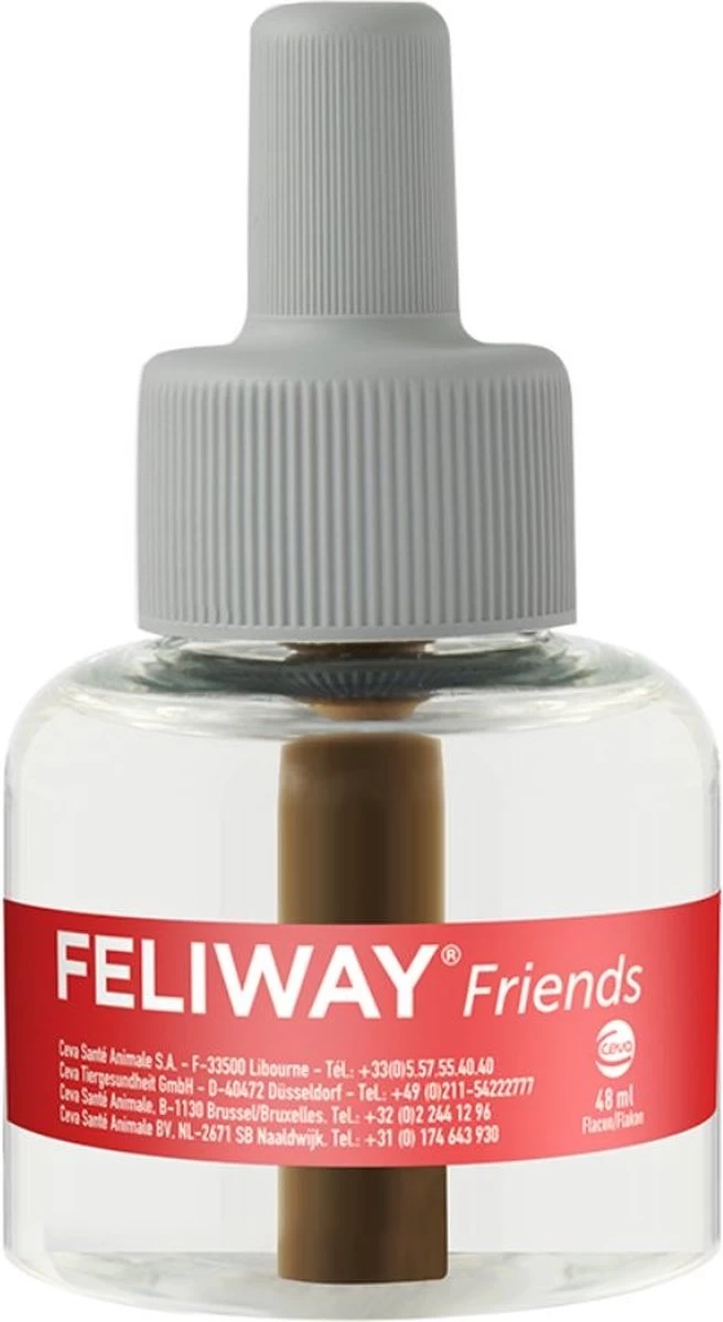 Feliway Friends - Navulling - 1 X 48 Ml - Anti-conflict Voor Katten 7 Feliway Friends - Navulling - 1 X 48 Ml - Anti-conflict Voor Katten - Afbeelding 5