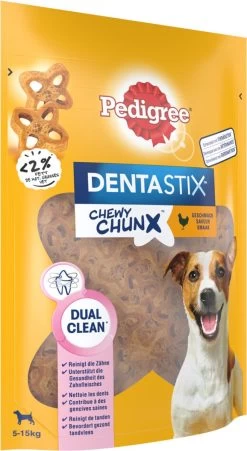 Pedigree Dentastix Chewy Chunx Hondensnacks Mini - Kip - 5 X 68 Gr -Katten Hondenbenodigdheden Winkel 657x1200 1