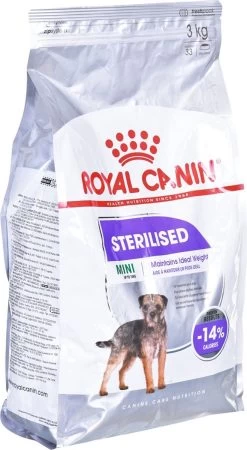 Royal Canin Ccn Sterilised Mini - Hondenvoer - 3 Kg -Katten Hondenbenodigdheden Winkel 659x1200 2
