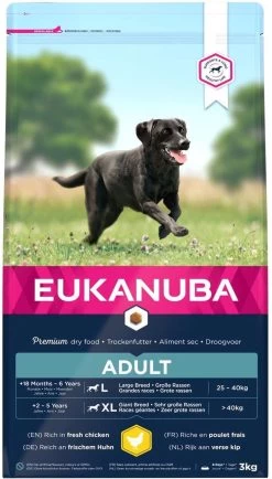 Eukanuba Dog Adult Large Breed - Kip - Hondenvoer - 15 Kg -Katten Hondenbenodigdheden Winkel 683x1200