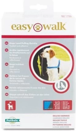 Petsafe Easy Walk® Deluxe Harness - Hondentuigje - Blauw - M - 1,8 M -Katten Hondenbenodigdheden Winkel 695x1200