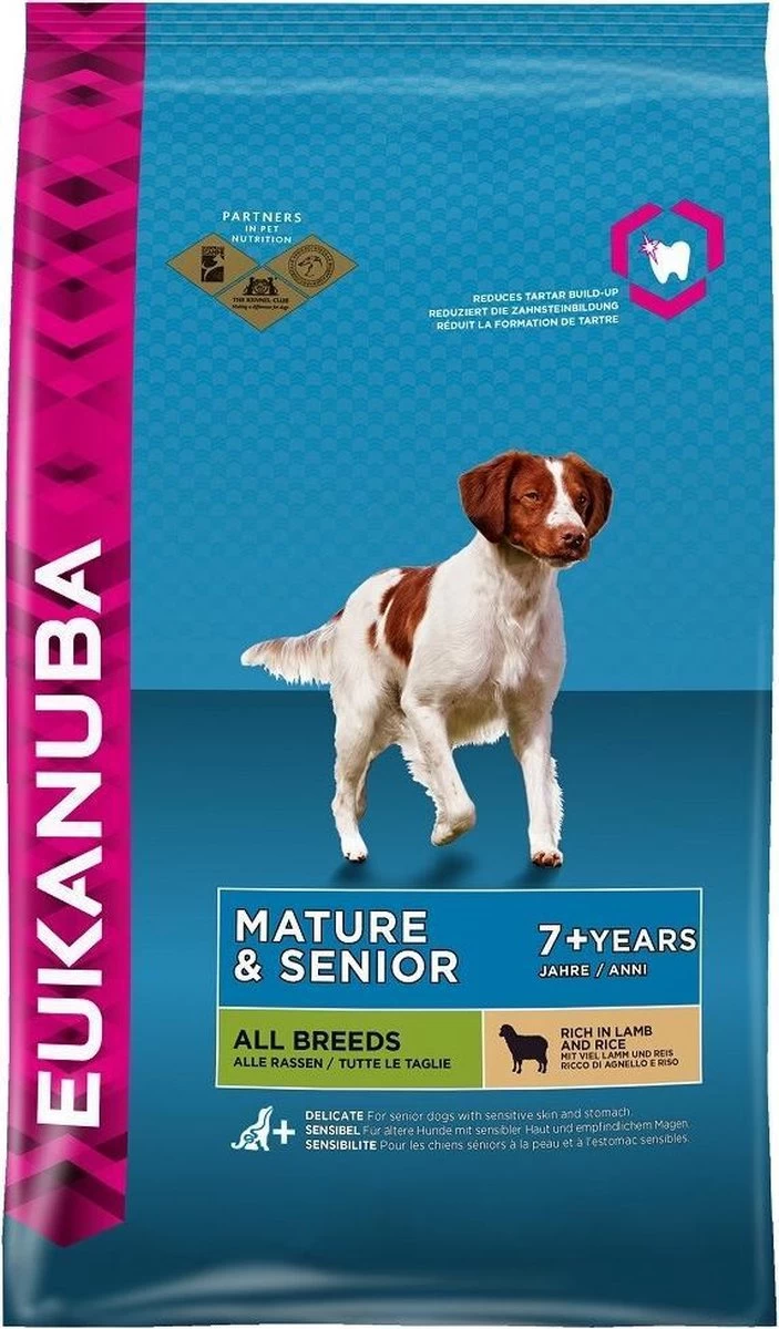 Eukanuba Dog Mature & Senior - Alle Rassen - Lam & Rijst - Droogvoer - 12 Kg 6 Eukanuba Dog Mature & Senior - Alle Rassen - Lam & Rijst - Droogvoer - 12 Kg - Afbeelding 4