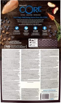 Wellness Core Grain Free Dog Large Breed Adult Kip - Hondenvoer - 10 Kg -Katten Hondenbenodigdheden Winkel 722x1200