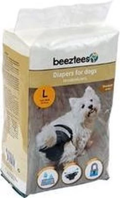 Beeztees - Hondenluier - Zwart - L - 10ST -Katten Hondenbenodigdheden Winkel 724x1200