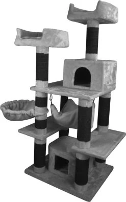 Adori Krabpaal Mosey - Krabpaal - 60*70*160 Cm 31.2 Kg Grijs Zwart