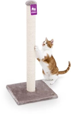 Petrebels Maine 90 Krabpaal - Cappuccino - 40 X 40 X 90 Cm - Extra Stabiel