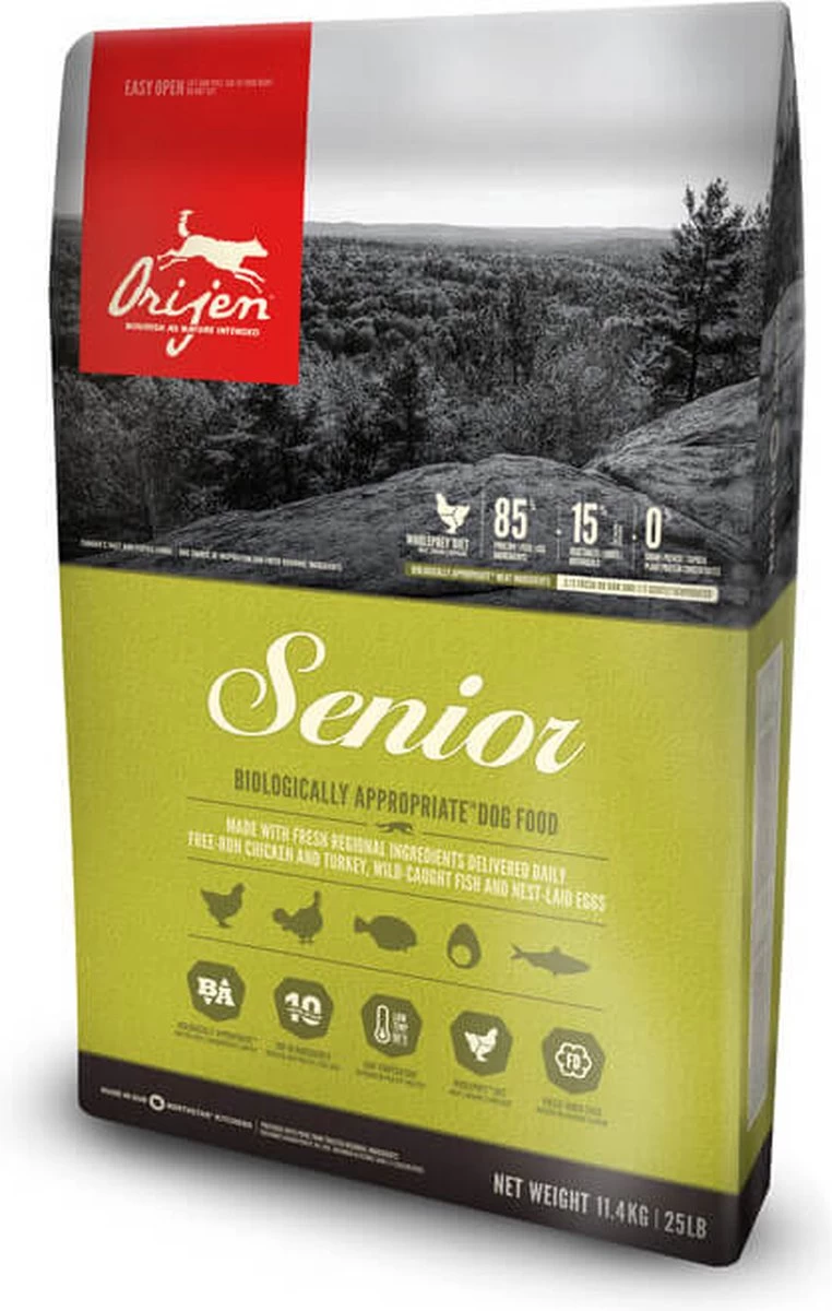 Orijen Whole Prey Senior Dog - Kip & Kalkoen - Hondenvoer - 11.4 Kg 20 Orijen Whole Prey Senior Dog - Kip & Kalkoen - Hondenvoer - 11.4 Kg - Afbeelding 18