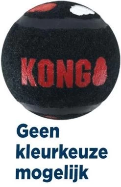 KONG Signature Speelballen L - Steviger Dan Tennisballen - Niet Schurend Materiaal - Speelbal Voor Honden - 2 Stuks -Katten Hondenbenodigdheden Winkel 774x1200