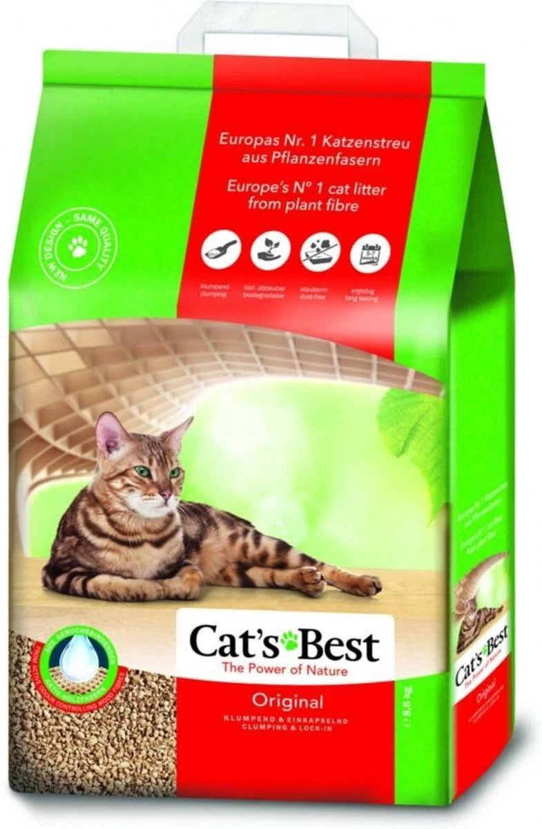 Cat's Best Original - Kattenbakvulling - 20 L 7 Cat's Best Original - Kattenbakvulling - 20 L - Afbeelding 5