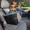 Kurgo Rover Booster Seat - Verhoogde Autostoel Met Eenvoudige Bevestiging Voor Kleine Honden Tot 13kg - Zwart/Blauw 30x40x20cm -Katten Hondenbenodigdheden Winkel 799x1200