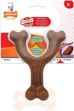 Nylabone Extreme Kauwbot Vorkbeen - Voor De Krachtigste Kauwers - Bizon Of Kipsmaak - S/M/L - Smaak: Bizon, Maat: Large -Katten Hondenbenodigdheden Winkel 800x1200 16