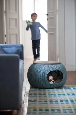 Curver Cozy Pet Home - Kattenmand - Crème - Ø 55 Cm -Katten Hondenbenodigdheden Winkel 800x1200 25