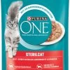 PURINA ONE Katten Natvoer Sterilcat Met Zalm & Wortelen In Saus, 85 G -Katten Hondenbenodigdheden Winkel 803x1200 3