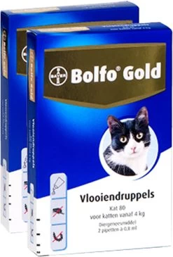 Bayer Bolfo Gold 80 Anti Vlooienmiddel - Kat - >4 Kg - 2 Pipetten 11 Bayer Bolfo Gold 80 Anti Vlooienmiddel - Kat - >4 Kg - 2 Pipetten -Katten Hondenbenodigdheden Winkel 812x1200