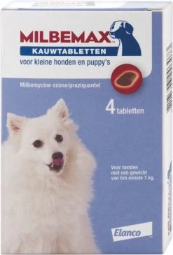 Elanco Milbemax Kauwtablet Hond - Anti Wormenmiddel - 12 G 4 Stuks 1 Tot 5 Kg -Katten Hondenbenodigdheden Winkel 813x1200 1