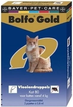 Bayer Bolfo Gold 80 Anti Vlooienmiddel - Kat - >4 Kg - 2 Pipetten 10 Bayer Bolfo Gold 80 Anti Vlooienmiddel - Kat - >4 Kg - 2 Pipetten -Katten Hondenbenodigdheden Winkel 818x1200 5