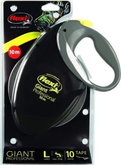 Flexi Giant Tape - Hondenriem - Zwart/Geel - L - 10 M - (<50 Kg) -Katten Hondenbenodigdheden Winkel 884x1200 2