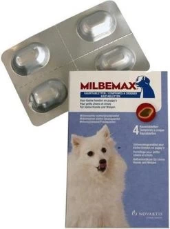 Elanco Milbemax Kauwtablet Hond - Anti Wormenmiddel - 12 G 4 Stuks 1 Tot 5 Kg -Katten Hondenbenodigdheden Winkel 892x1200