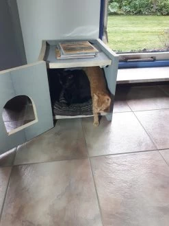 Bronneger Exclusive - Kattenhuis - XXL - Kattenbak Ombouw Kast - Kattenmand -Katten Hondenbenodigdheden Winkel 900x1200 20