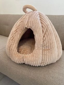 By Tiekeman Kattenmand Pompoen - Beige - Luxe Kattenmand - Kattenkussen - Anti Slip - 40x40x38 Cm -Katten Hondenbenodigdheden Winkel 900x1200 29