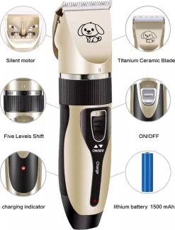 Complete Hondentondeuse Set - Draadloos Tondeuse - Scheerapparaat Voor Je Hond Of Kat - Huisdier Trimmer - Professionele Dierentondeuse - Dieren Verzorging - -Katten Hondenbenodigdheden Winkel 913x1200 1