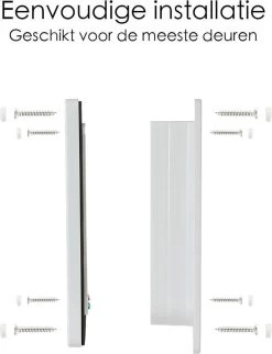 Merkloos Kattenluik - Inclusief Tunnel - 4 Vergendelingsstanden - Wit - Waterdicht - 23 X 25 X 5.5 Cm -Katten Hondenbenodigdheden Winkel 921x1200 1