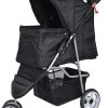 Hondenbuggy Zwart 3-wieler - Huisdieren Wandelwagen Inklapbaar - Dogs&Co -Katten Hondenbenodigdheden Winkel 923x1200 1