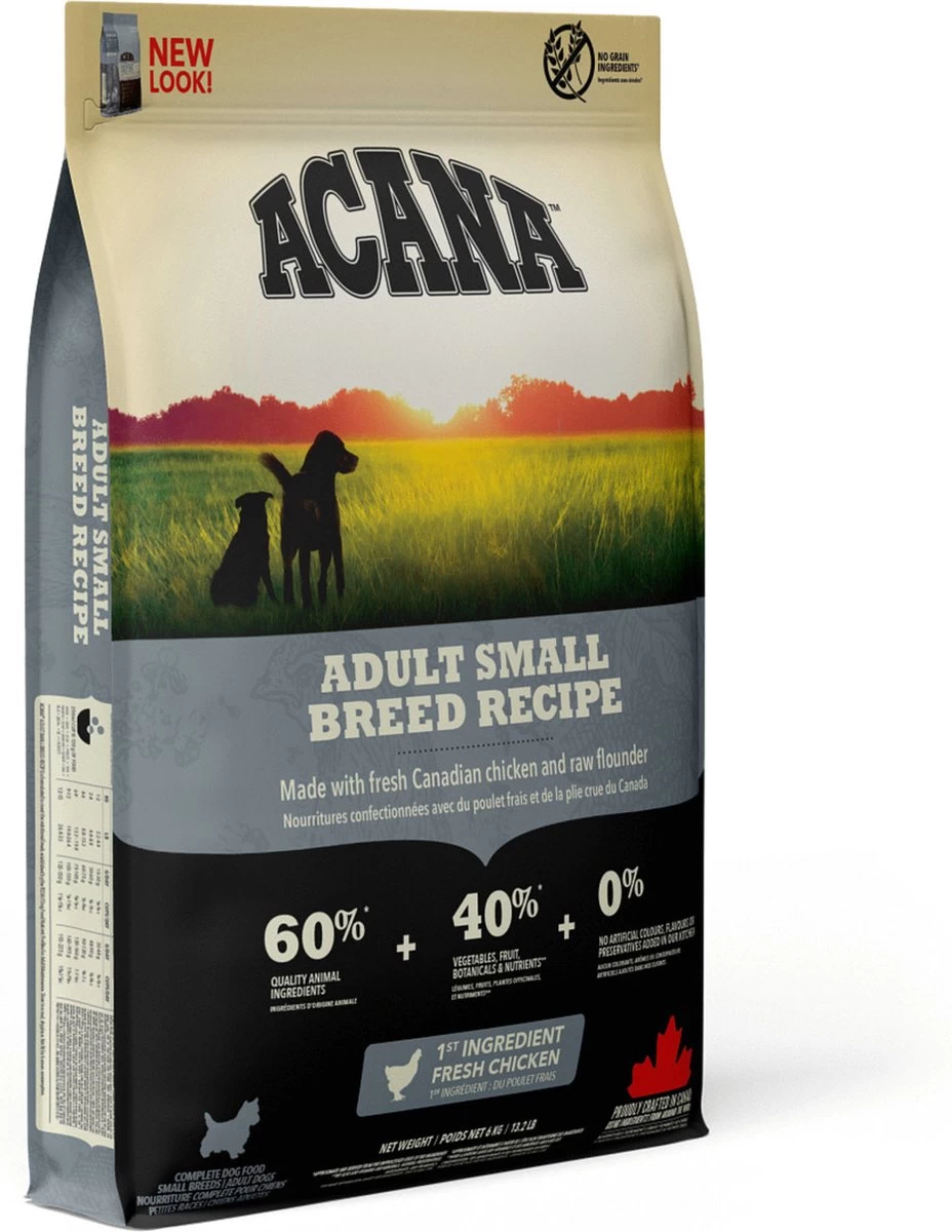 Acana Heritage Adult Small Breed - 6 KG 11 Acana Heritage Adult Small Breed - 6 KG - Afbeelding 9