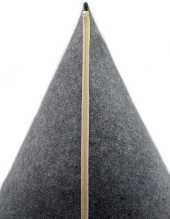 Grey Cat® - Kattenmand - Tipi Kattentent + Kussen - Vilt – Donkergrijs - Ø 57 Cm X 60 Cm -Katten Hondenbenodigdheden Winkel 933x1200 2