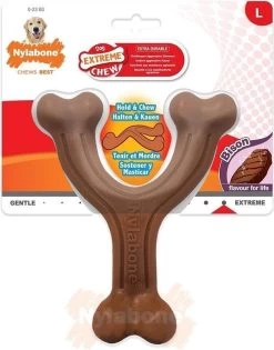 Nylabone Extreme Kauwbot Vorkbeen - Voor De Krachtigste Kauwers - Bizon Of Kipsmaak - S/M/L - Smaak: Bizon, Maat: Large -Katten Hondenbenodigdheden Winkel 942x1200 1
