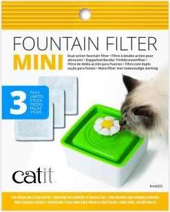 Catit Filters Drinkfontein Mini - Kanttendrinkbak - 15x12x2.5 Cm Wit 3 Stuks -Katten Hondenbenodigdheden Winkel 963x1200 1