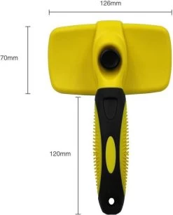 ElegaPet Hondenborstel Groen - Hondenhaar Verwijderen - Kat En Hondenkam - Slickerborstel Hond En Kat - Groomer - Ondervacht Kam Hond - Borstel Hond - Hondenborstel Langharig En Kortharig - Slickerborstel - Anti Klit/Knopen/Huidschilfers -Katten Hondenbenodigdheden Winkel 964x1200 1