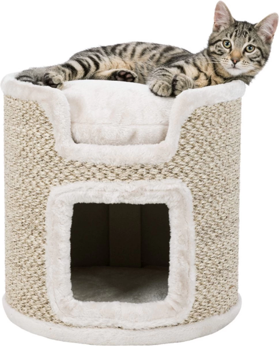 Trixie Krabton Ria Krabpaal Lichtgrijs/Natuur - 37X37X37 CM 7 Trixie Krabton Ria Krabpaal Lichtgrijs/Natuur - 37X37X37 CM - Afbeelding 5